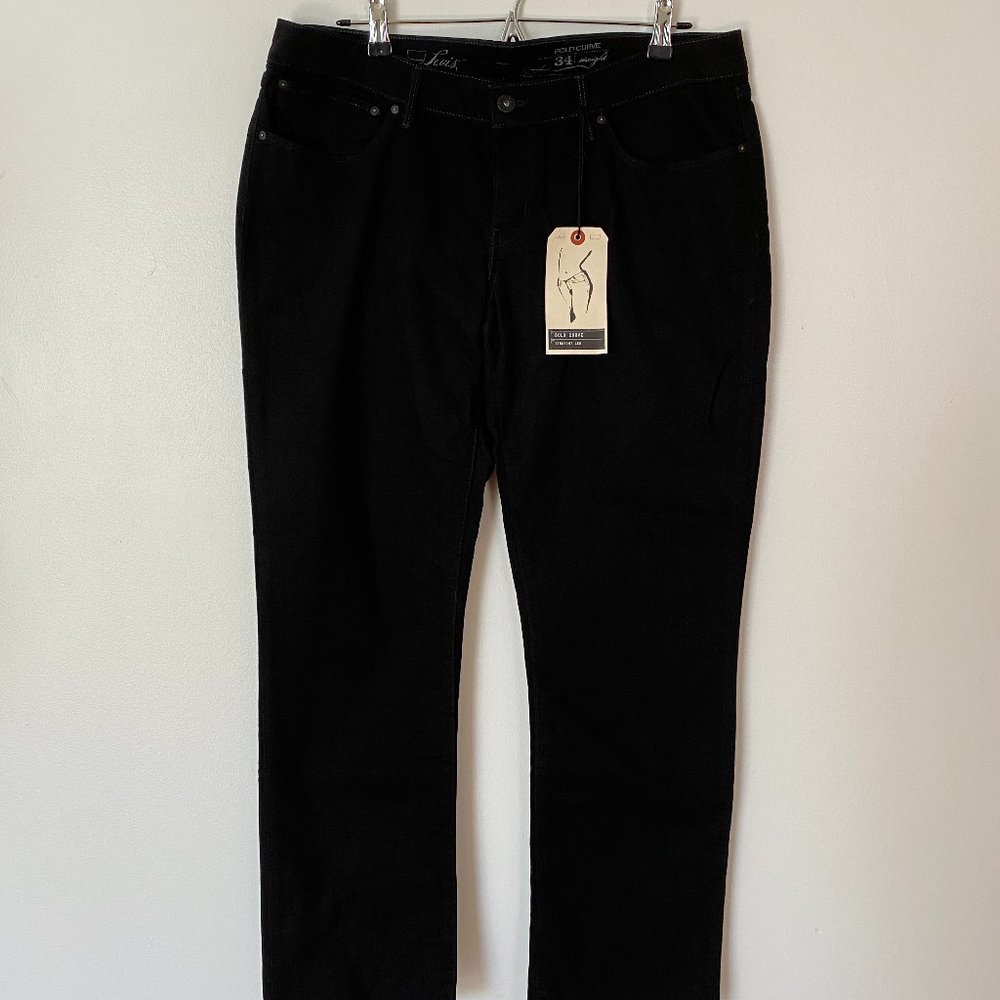 Levi's Black Bold Curve Jeans size 34